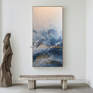 Landscape Wall Art | Mountain Wall Art | Landscape Art Oil Painting | Modern Abstract Wall Art #DF057