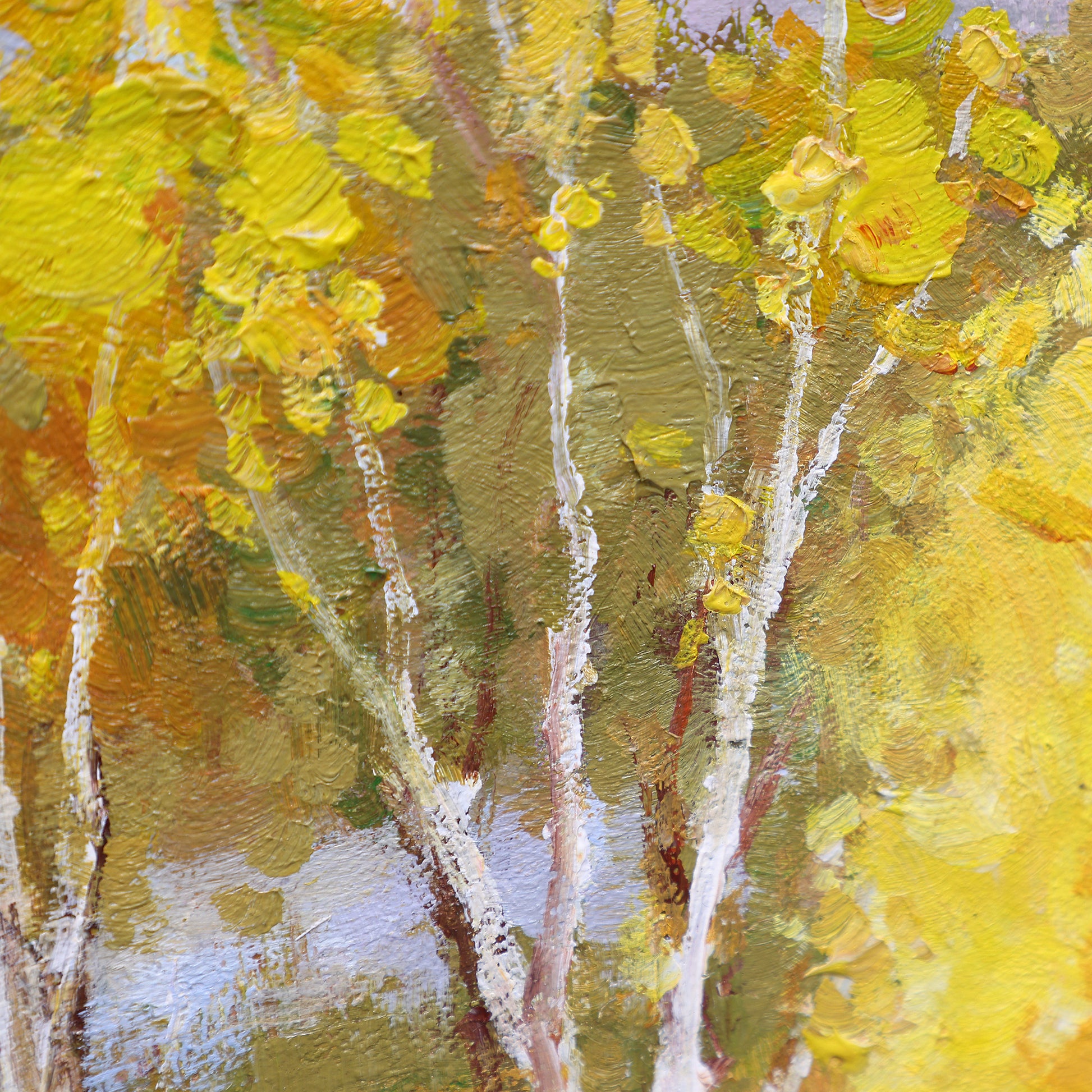 Landscape Wall Art Canvas | Autumn Painting | Tree Painting | Paintings For Living Room #DF023