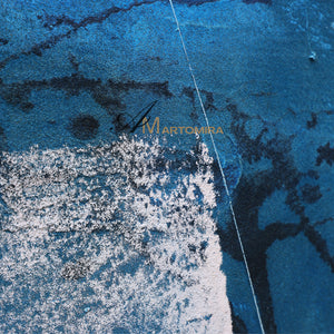 Blue And White Wall Art | Modern Abstract Oil Painting | Minimalist Abstract Art #DF025