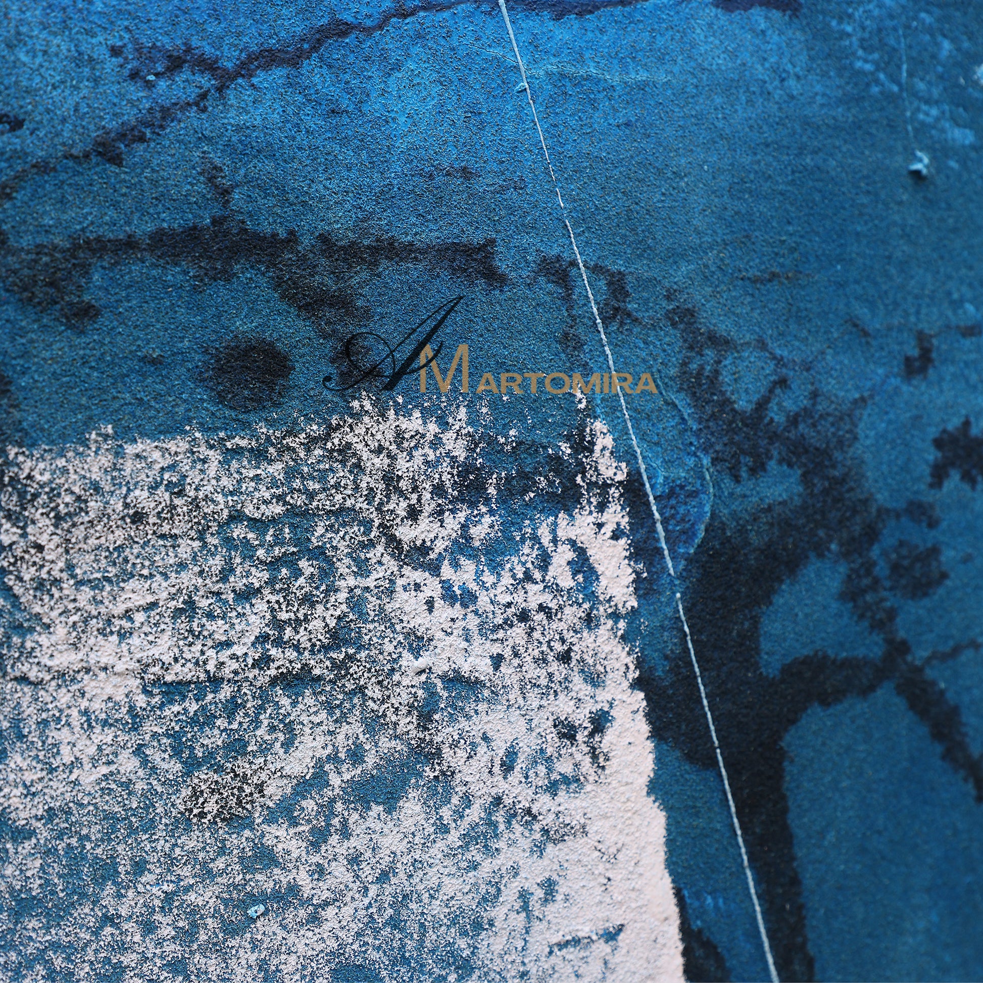 Blue And White Wall Art | Modern Abstract Oil Painting | Minimalist Abstract Art #DF025