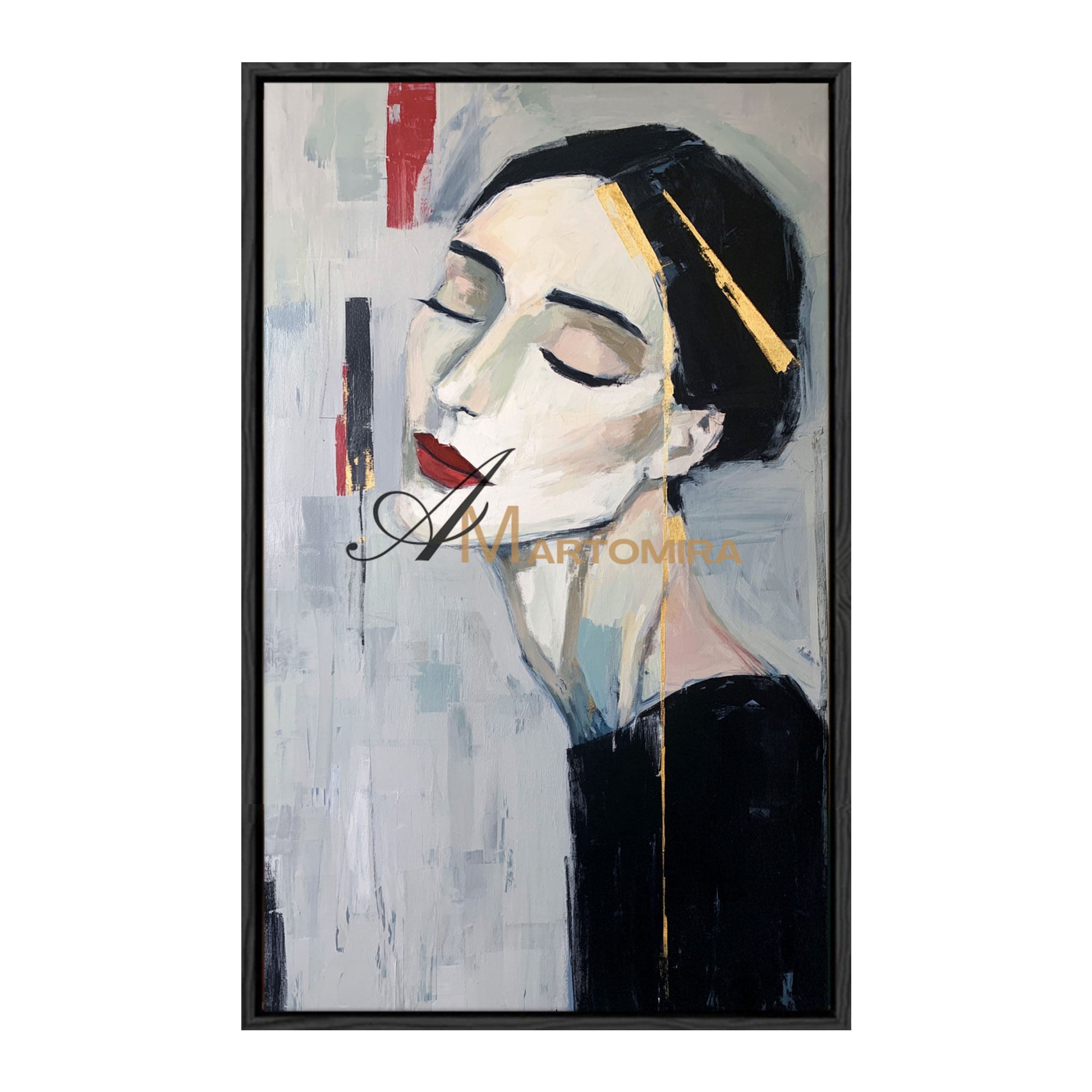 Abstract Painting Of Face | Canvas Wall Decor | Painting Art Woman | Abstract Art #AP010
