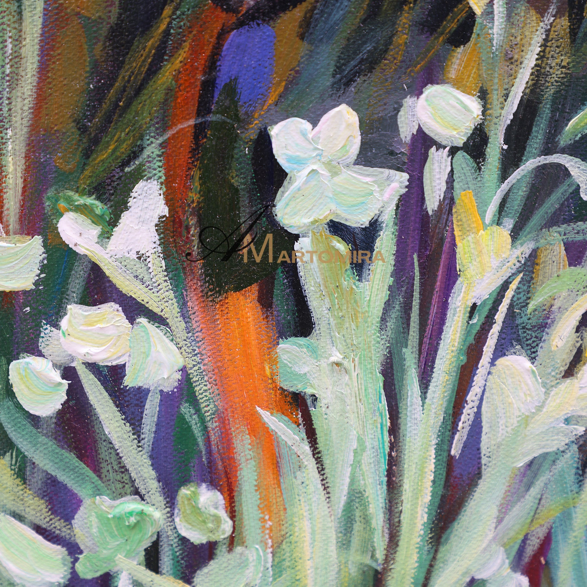 Grass Painting | Painting Grass Green | Colorful Wall Art | Modern Wall Decor Art #DF044