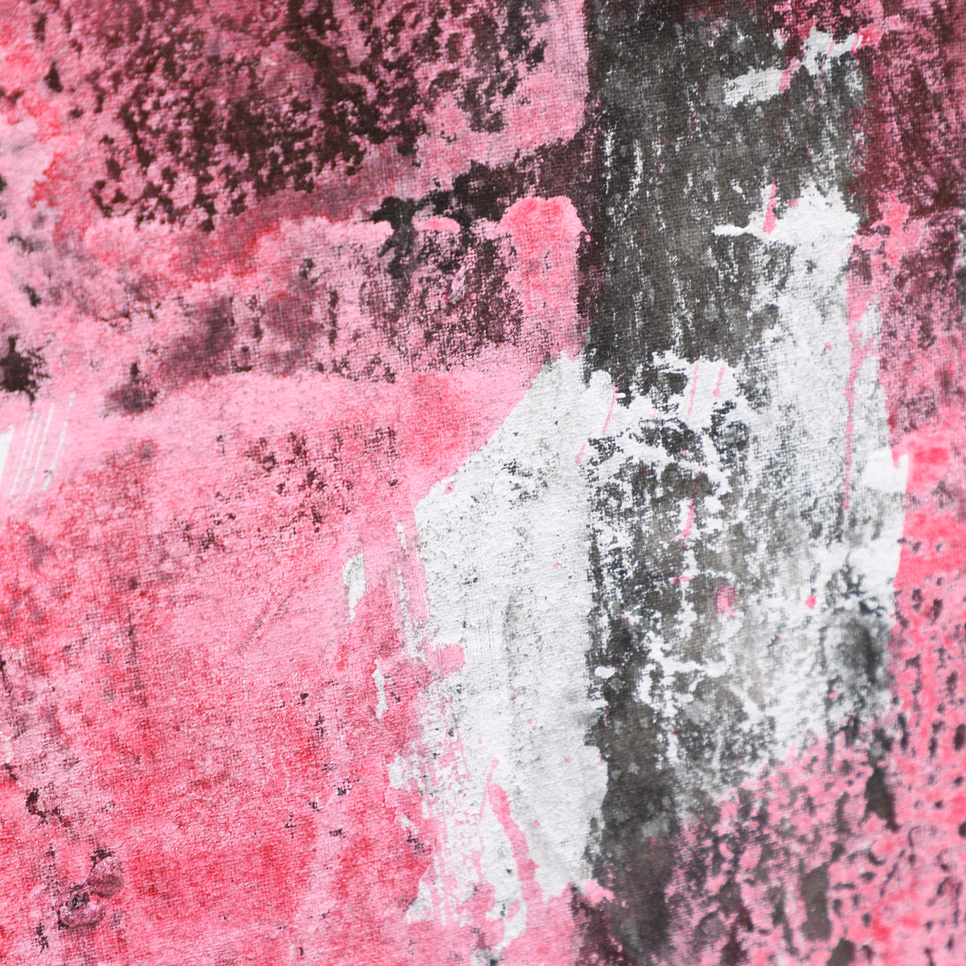 Pink And Black Wall Art | Modern Abstract Art | Minimalist Abstract Art | Abstract Painting For Living Room #DF049