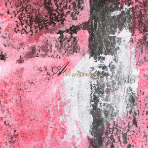 Pink And Black Wall Art | Modern Abstract Art | Minimalist Abstract Art | Abstract Painting For Living Room #DF049