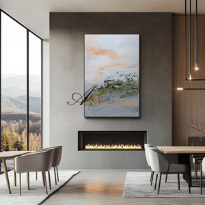 Landscape Wall Art | Abstract Landscape Art | Decorative Wall Art | Landscape Wall Art For Living Room #DF060