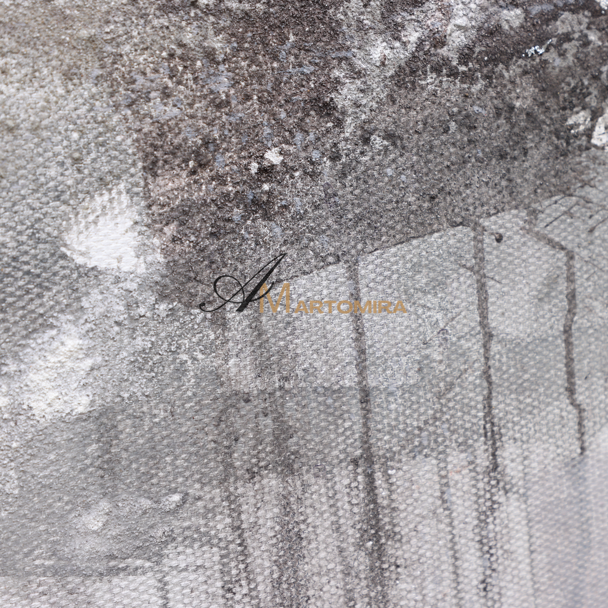 Large Art Canvas | Grey Wall Art | Wabi Sabi Wall Art | Paintings For Living Room #DF027