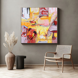 Colorful Abstract Art | Contemporary Wall Decor | Abstract Art Paintings | Original Oil Paintings #DF004