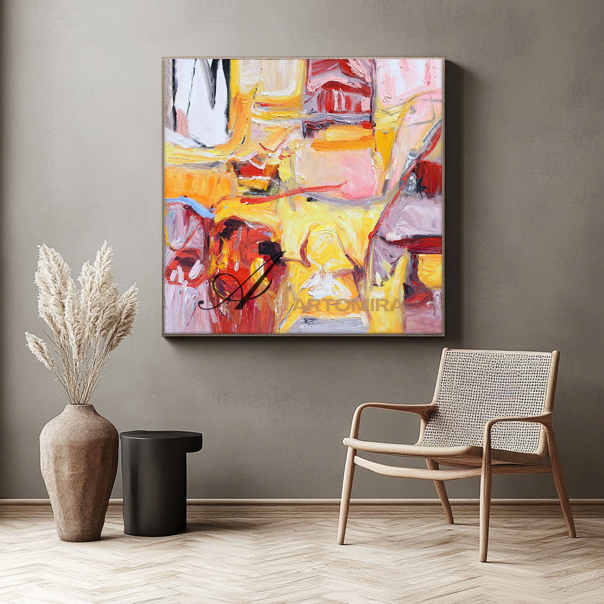 Colorful Abstract Art | Contemporary Wall Decor | Abstract Art Paintings | Original Oil Paintings #DF004