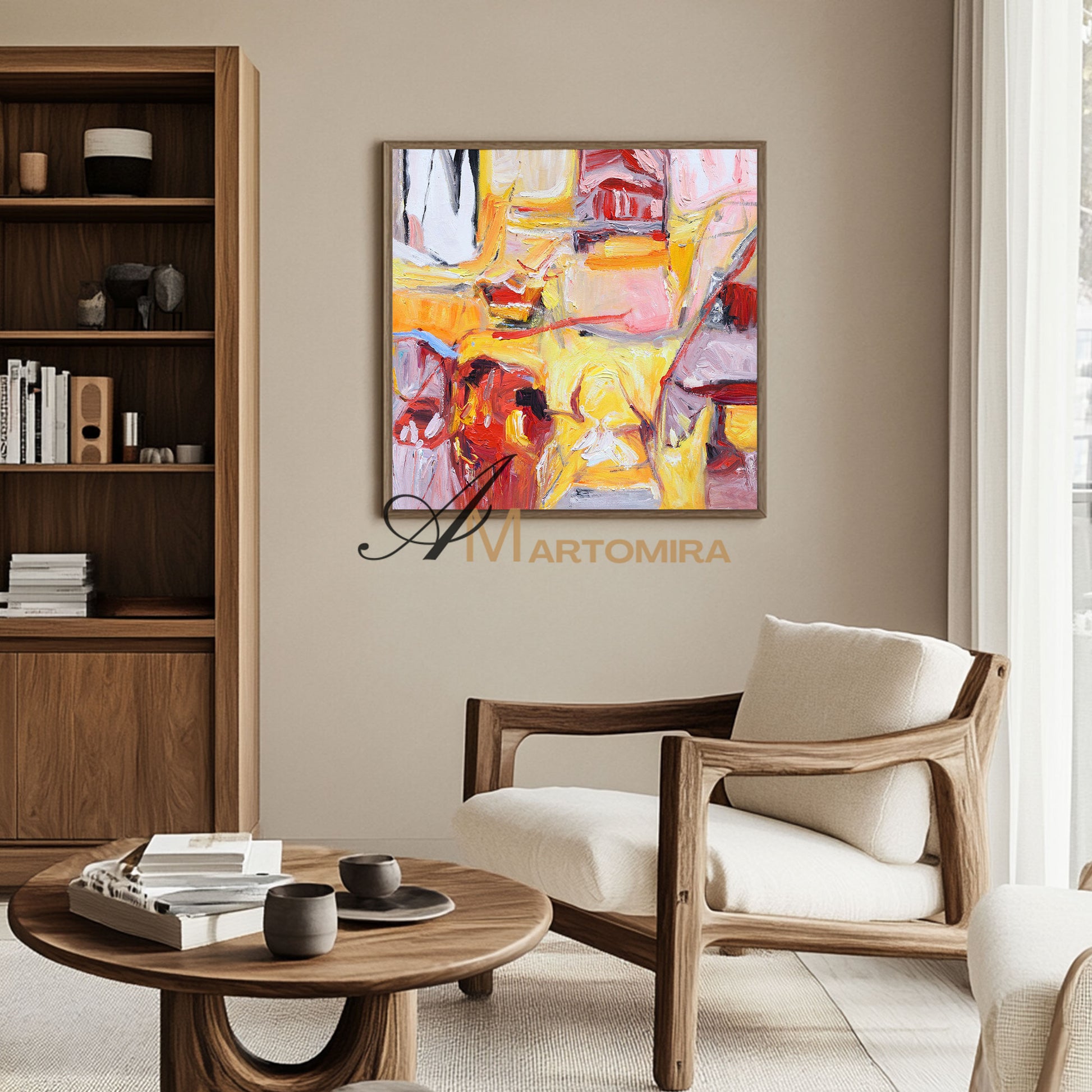 Colorful Abstract Art | Contemporary Wall Decor | Abstract Art Paintings | Original Oil Paintings #DF004