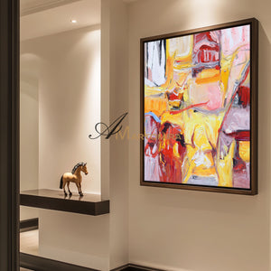 Colorful Abstract Art | Contemporary Wall Decor | Abstract Art Paintings | Original Oil Paintings #DF004