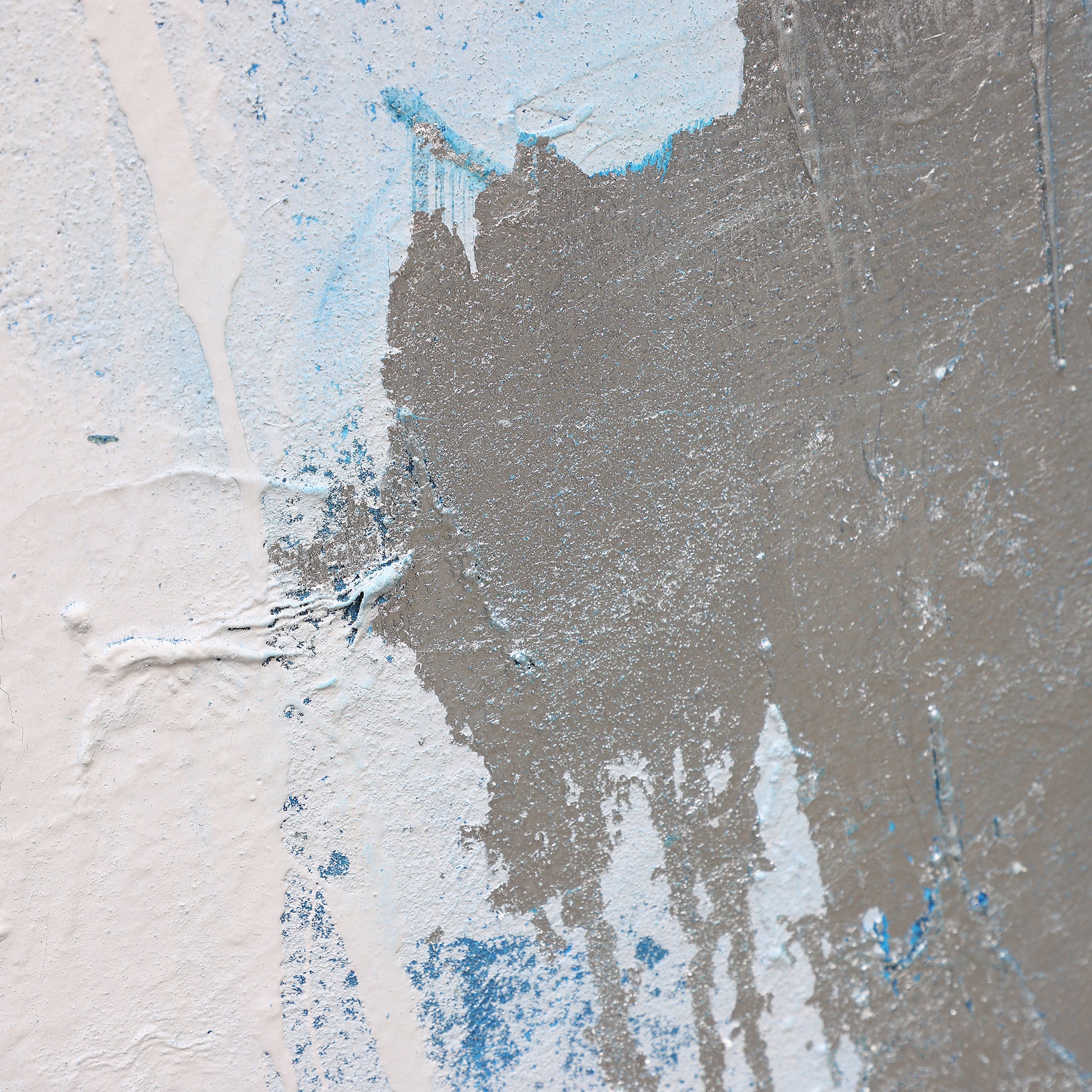Blue And White Wall Art | Modern Abstract Oil Painting | Minimalist Abstract Art #DF025