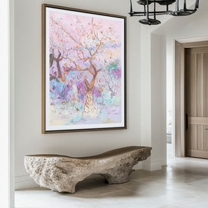 Colorful Wall Art | Modern Abstract Art | Large Canvas wall Art | Painting The Tree #DF006