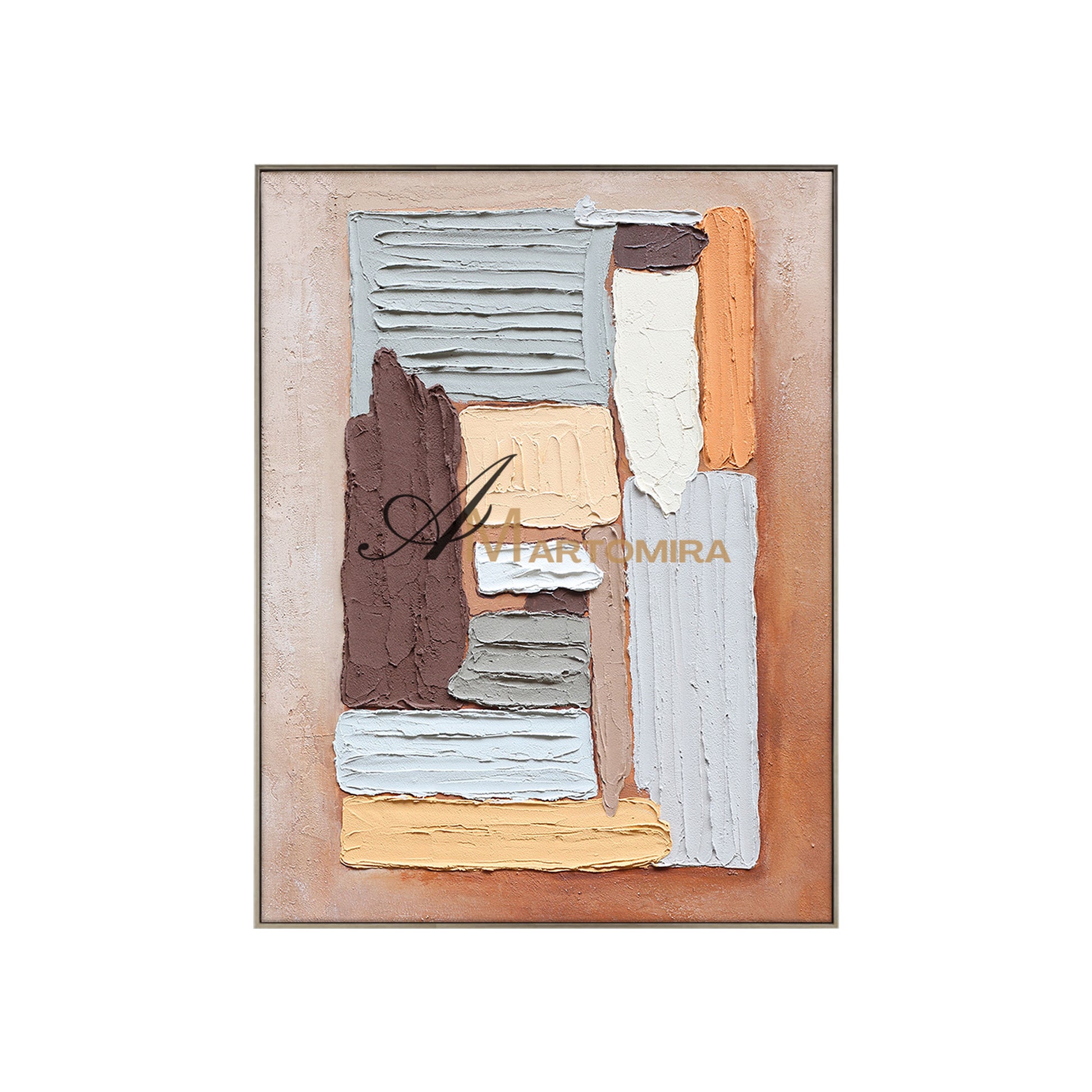 Abstract Wall Art | Contemporary Wall Art Decor | Large Abstract Wall Art For Living Room #DF007