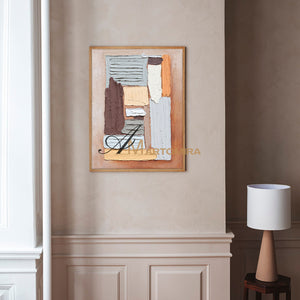 Abstract Wall Art | Contemporary Wall Art Decor | Large Abstract Wall Art For Living Room #DF007