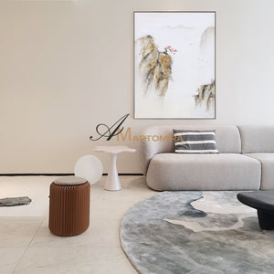 Painting Of The Mountains | Gold Canvas Art | Abstract Landscape Art | Large Canvas Wall Art #DF008