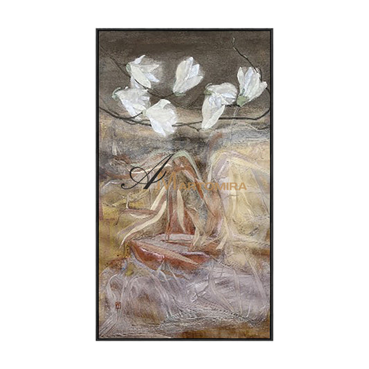 Abstract Flower Paintings | Decorative Wall Art | Handmade Paintings For Living Room | Abstract Wall Art #MF018