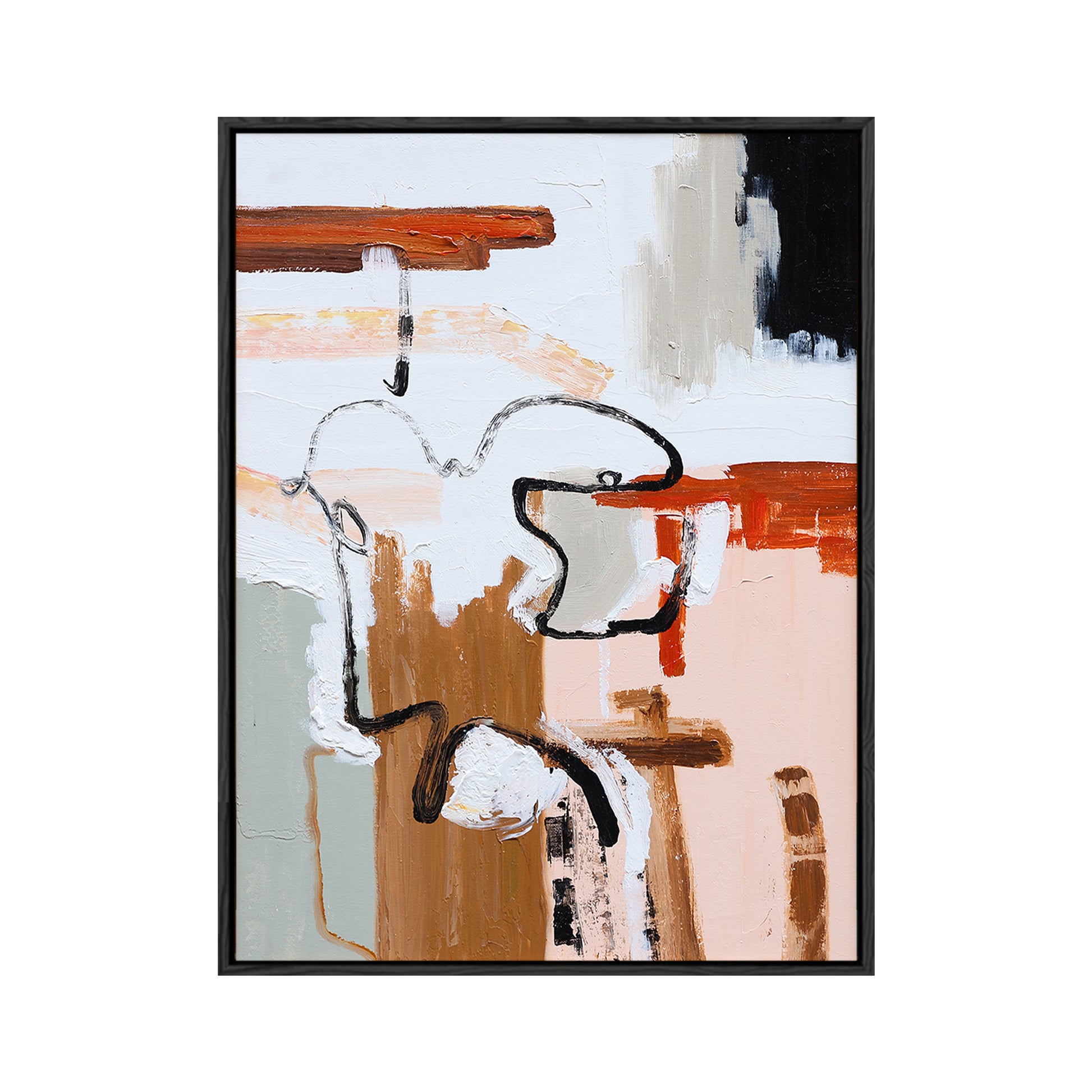 Large Abstract Canvas Art | Colorful Abstract Art | Minimalist Abstract Art | Large Art Canvas #DF019