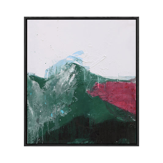 Abstract Landscape Art | Mountain Landscape Art | Green Abstract Art | Wall Art For Living Room   #DF050