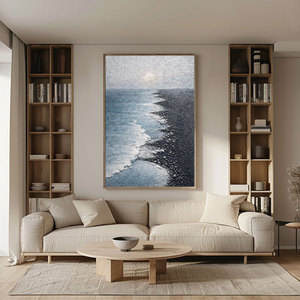 Wabi-Sabi-Kunst | Großformatige abstrakte Wandkunst | Schwarz-Weiß-Leinwandkunst | Abstrakte minimalistische Wandkunst #AH147