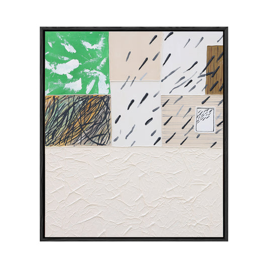 Large Textured Wall Art | Minimalist Paint | Minimalist Abstract Art | Abstract Geometric Wall Art #DF037