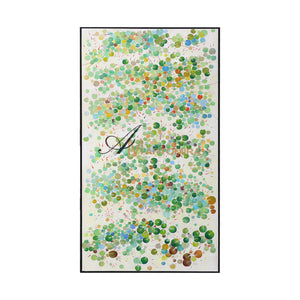 Green Abstract Art | Absrract Circle Paintings | Modern Abstract Art | Wall Art For Bedroom #DF031