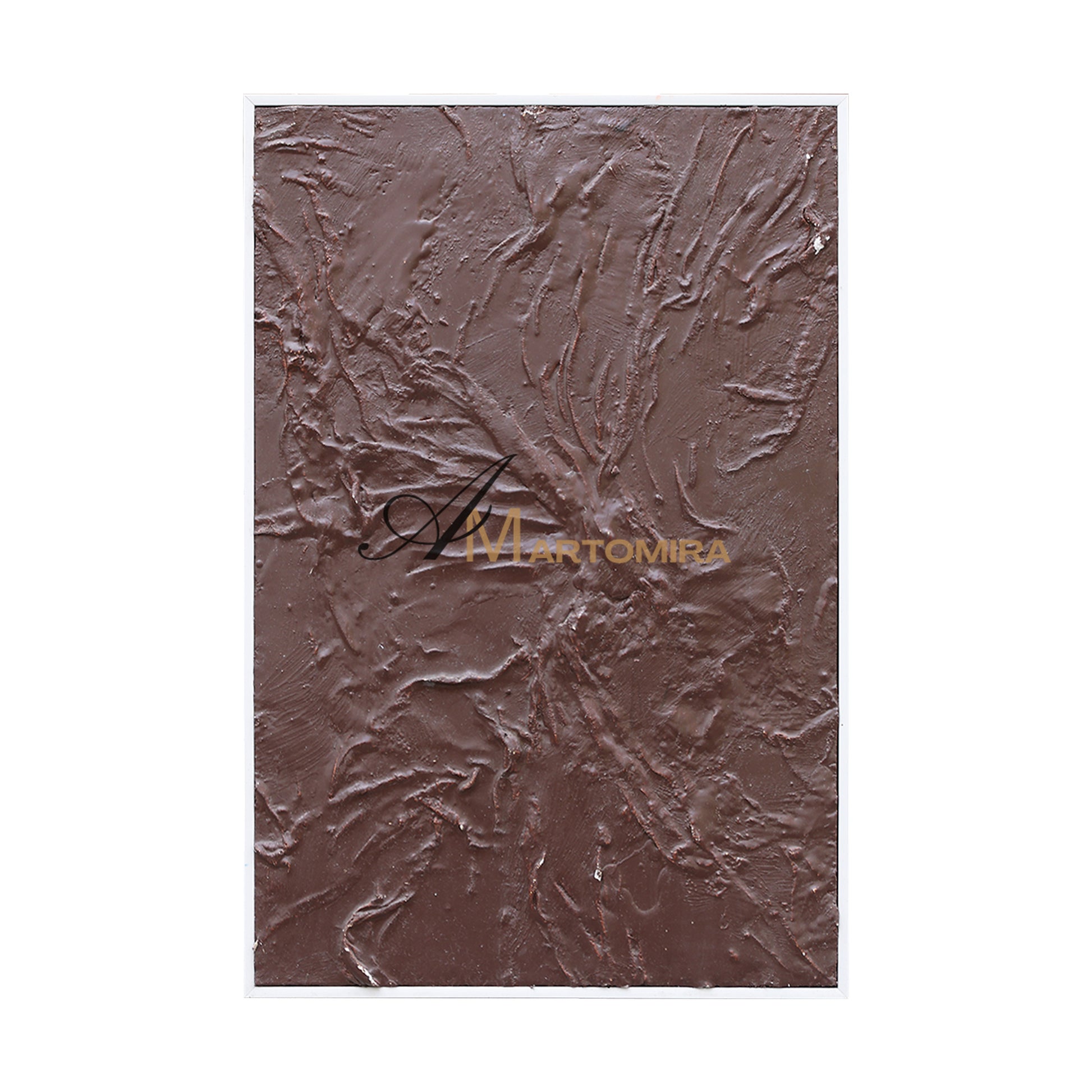 Large Textured Wall Art | Brown Wall Art | Textured Canvas Art | Modern Abstract Art #DF046