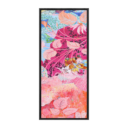 Colorful Flower Wall Art | Colorful Abstract Art | Abstract Painting Floral | Canvas Art Wall Decor #DF045