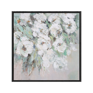 Square Wall Art | Flower Paintings On Canvas | Flower Wall Art | Decorative Wall Art #DF039