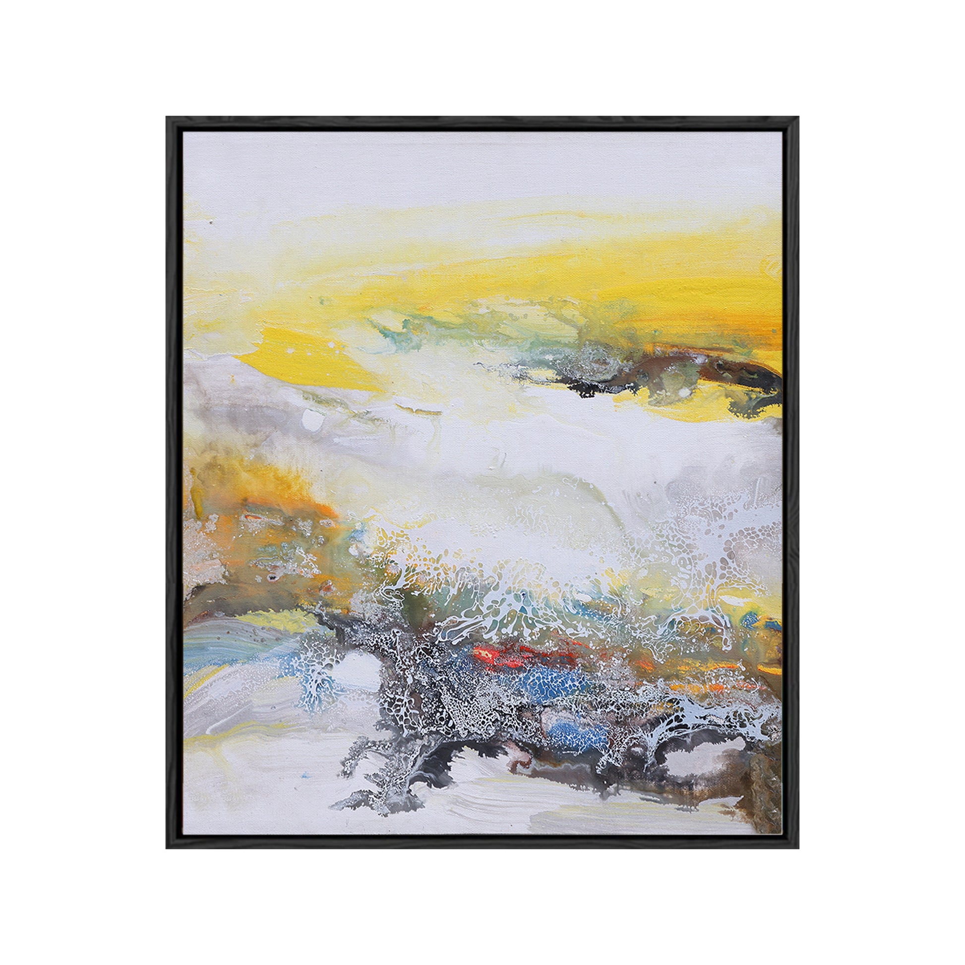 Modern Abstract Art | Abstract Landscape Painting | Wall Art For Living Room #DF028