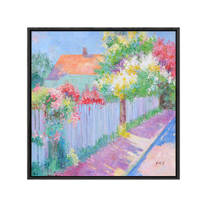 Landscape Wall Art | Garden Wall Art | Colorful Flower Wall Art | Large Painting For Living Room  #DF022