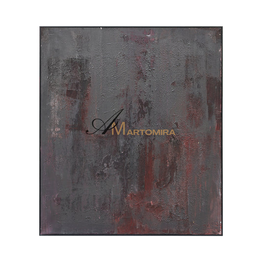 Black Wall Art | Contemporary Abstract Wall Art | Large Abstract Canvas Art #DF048