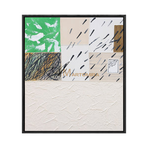 Large Textured Wall Art | Minimalist Paint | Minimalist Abstract Art | Abstract Geometric Wall Art #DF037