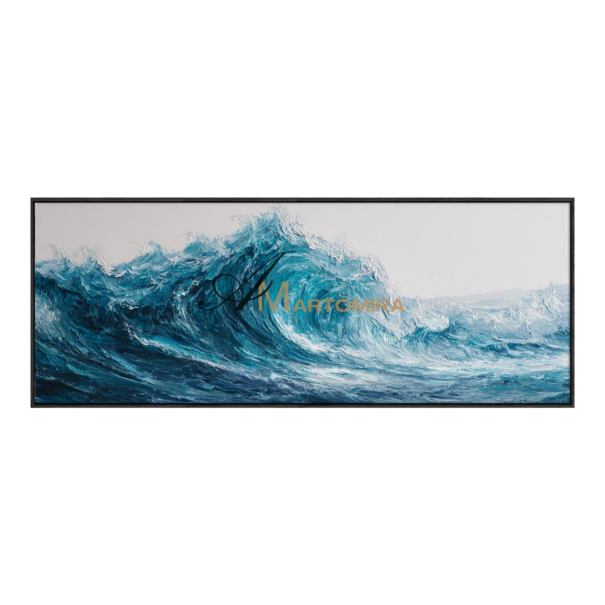 Ocean Wall Art | Large Horizontal Wall Art | Landscape Wall Art For Living Room | Modern Wall Decor Art #POS070