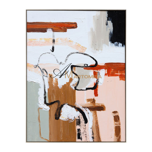 Large Abstract Canvas Art | Colorful Abstract Art | Minimalist Abstract Art | Large Art Canvas #DF019