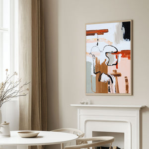 Large Abstract Canvas Art | Colorful Abstract Art | Minimalist Abstract Art | Large Art Canvas #DF019