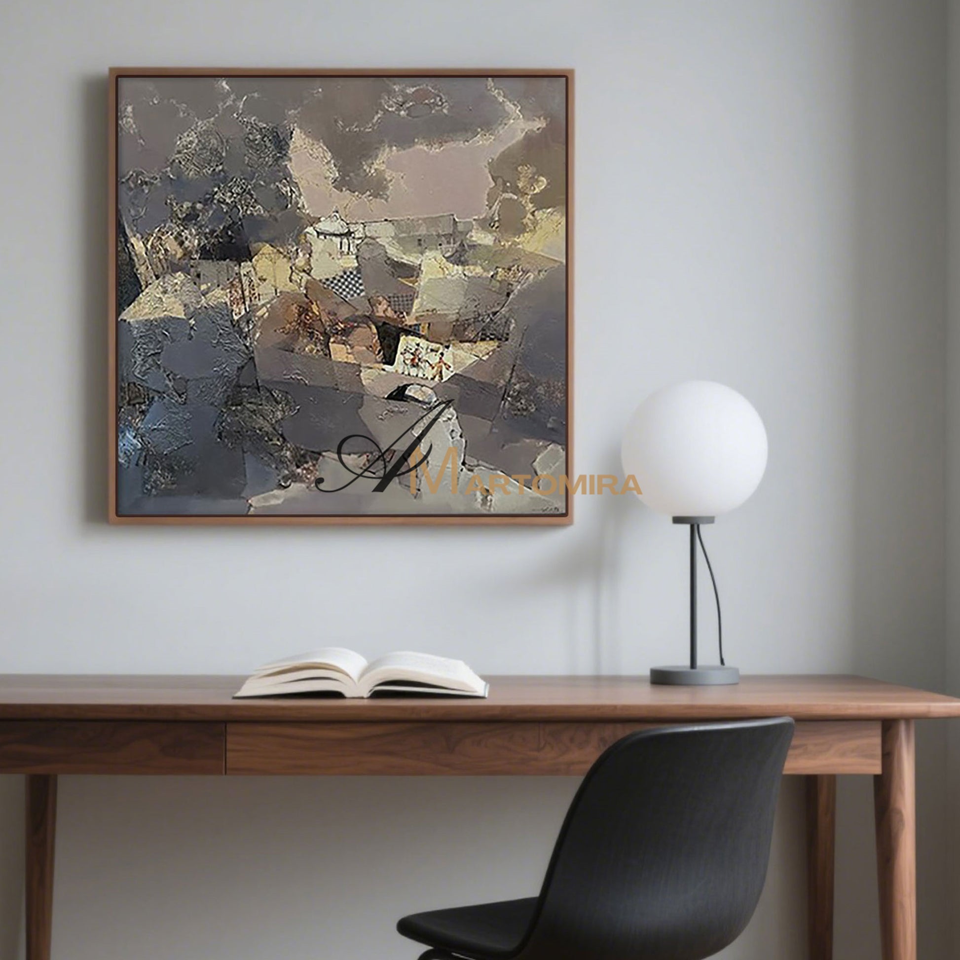Abstract Wall Art | Textured Wall Art | Abstract Colourful Wall Art | Canvas Wall Art For Living Room #MF021
