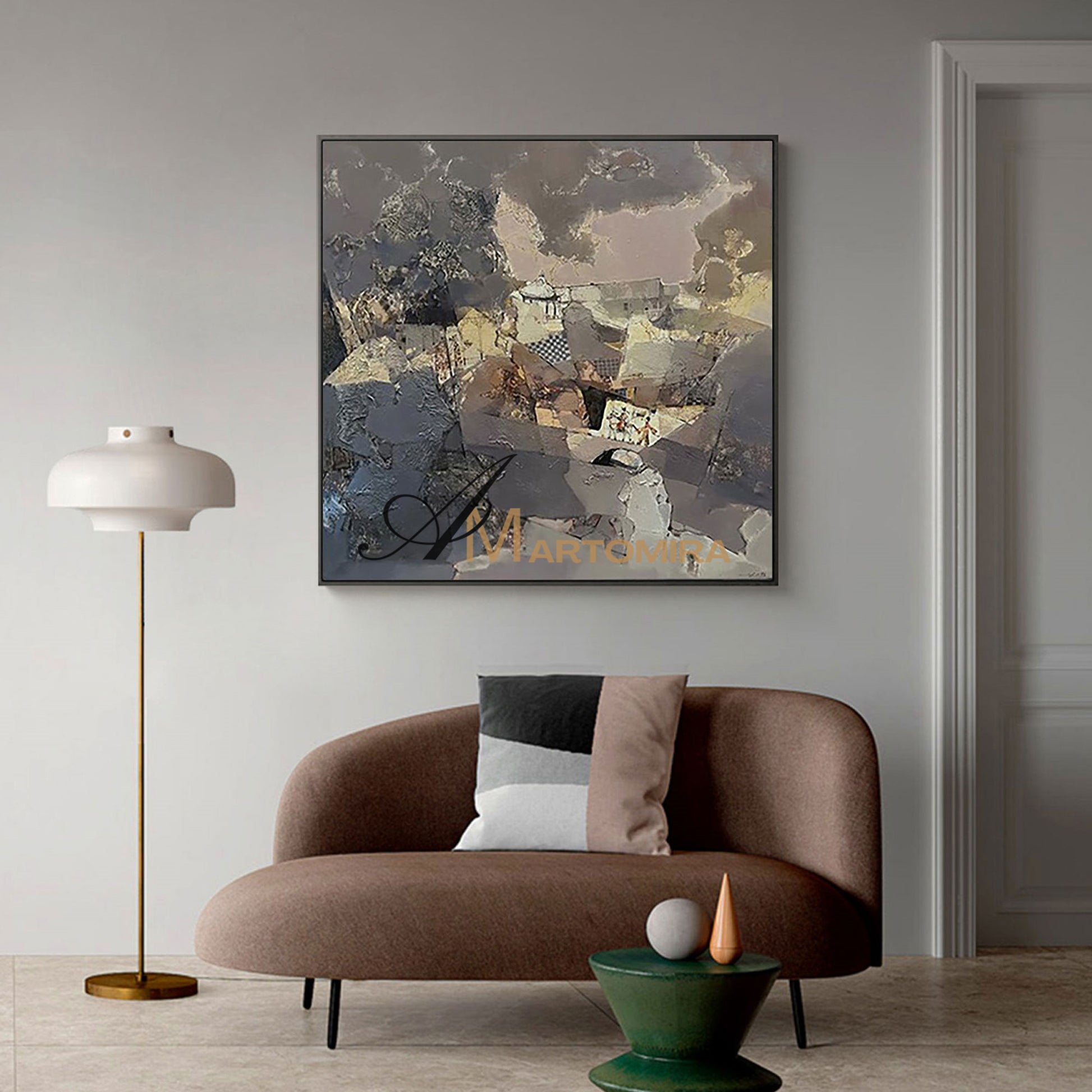 Abstract Wall Art | Textured Wall Art | Abstract Colourful Wall Art | Canvas Wall Art For Living Room #MF021