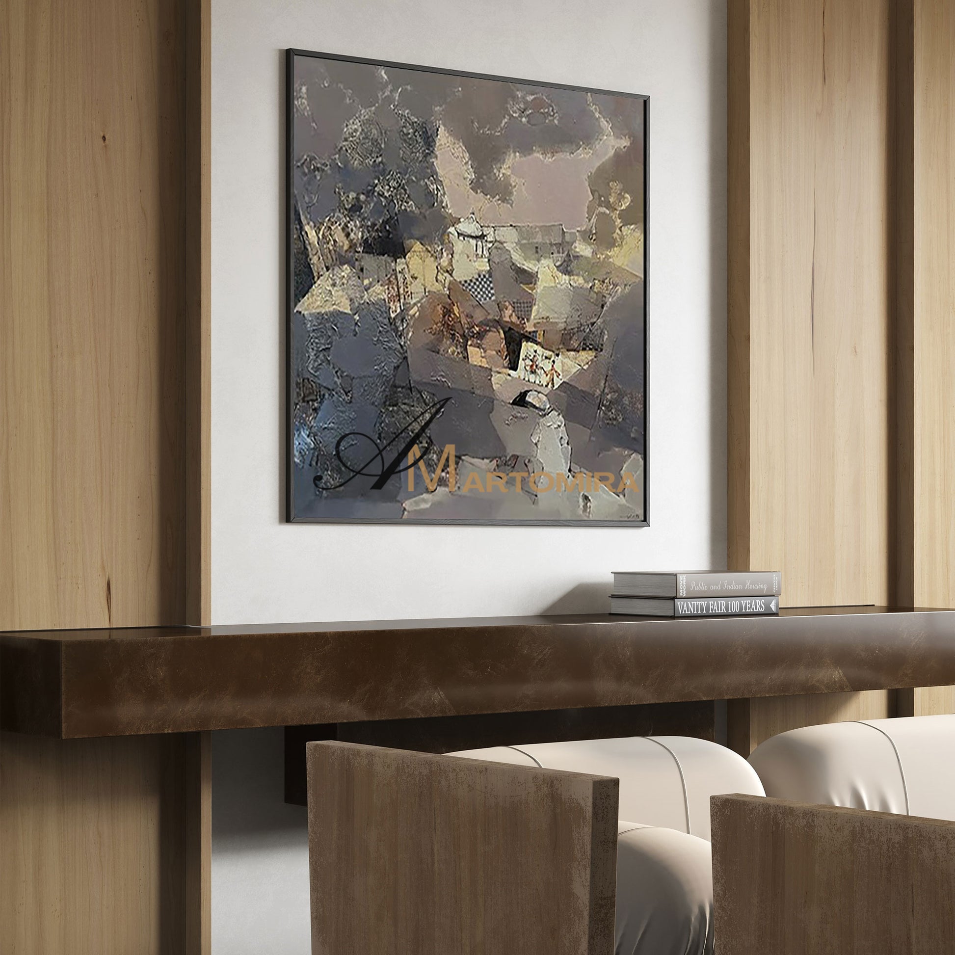 Abstract Wall Art | Textured Wall Art | Abstract Colourful Wall Art | Canvas Wall Art For Living Room #MF021