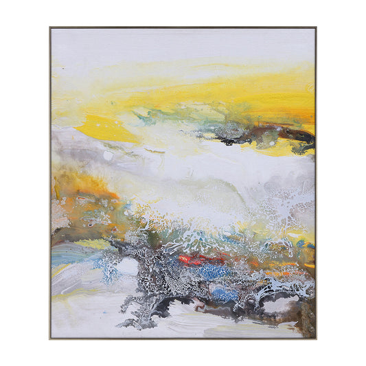 Modern Abstract Art | Abstract Landscape Painting | Wall Art For Living Room #DF028