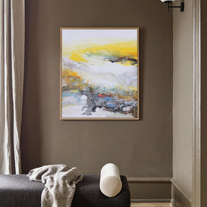 Modern Abstract Art | Abstract Landscape Painting | Wall Art For Living Room #DF028