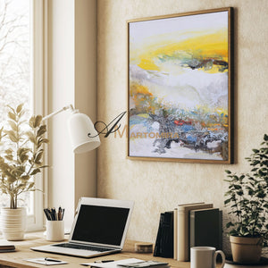 Modern Abstract Art | Abstract Landscape Painting | Wall Art For Living Room #DF028
