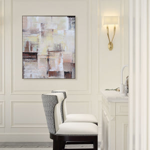 Large Abstract Wall Art | Brown And Beige Wall Art | Neutral Wall Art #DF033
