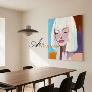 Women Painting | Art Portraits | Emotional Artwork | Wall Art For Bedroom #AP047