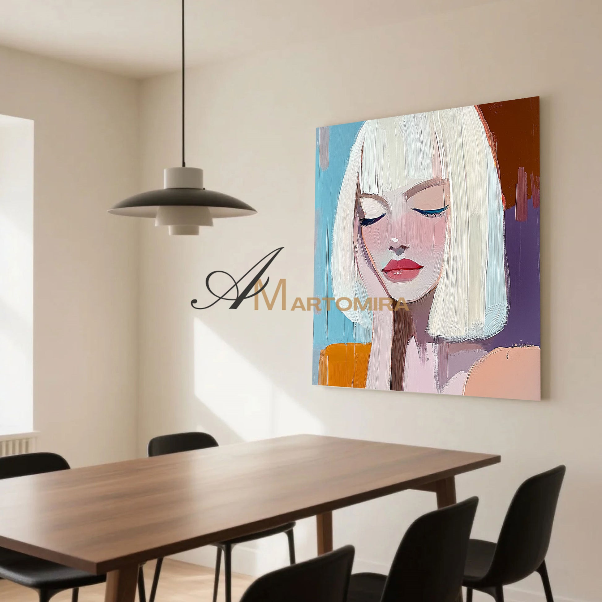 Women Painting | Art Portraits | Emotional Artwork | Wall Art For Bedroom #AP047