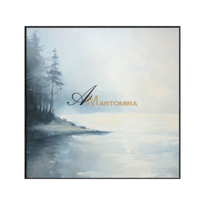 Landscape Wall Art | Lake Wall Art | Landscape Wall Art For Living Room | Minimalist Landscape Art #CL079