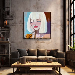 Women Painting | Art Portraits | Emotional Artwork | Wall Art For Bedroom #AP047