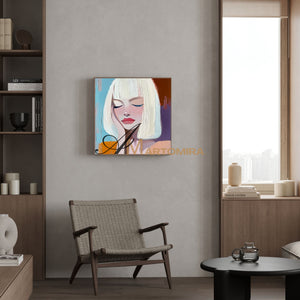 Women Painting | Art Portraits | Emotional Artwork | Wall Art For Bedroom #AP047