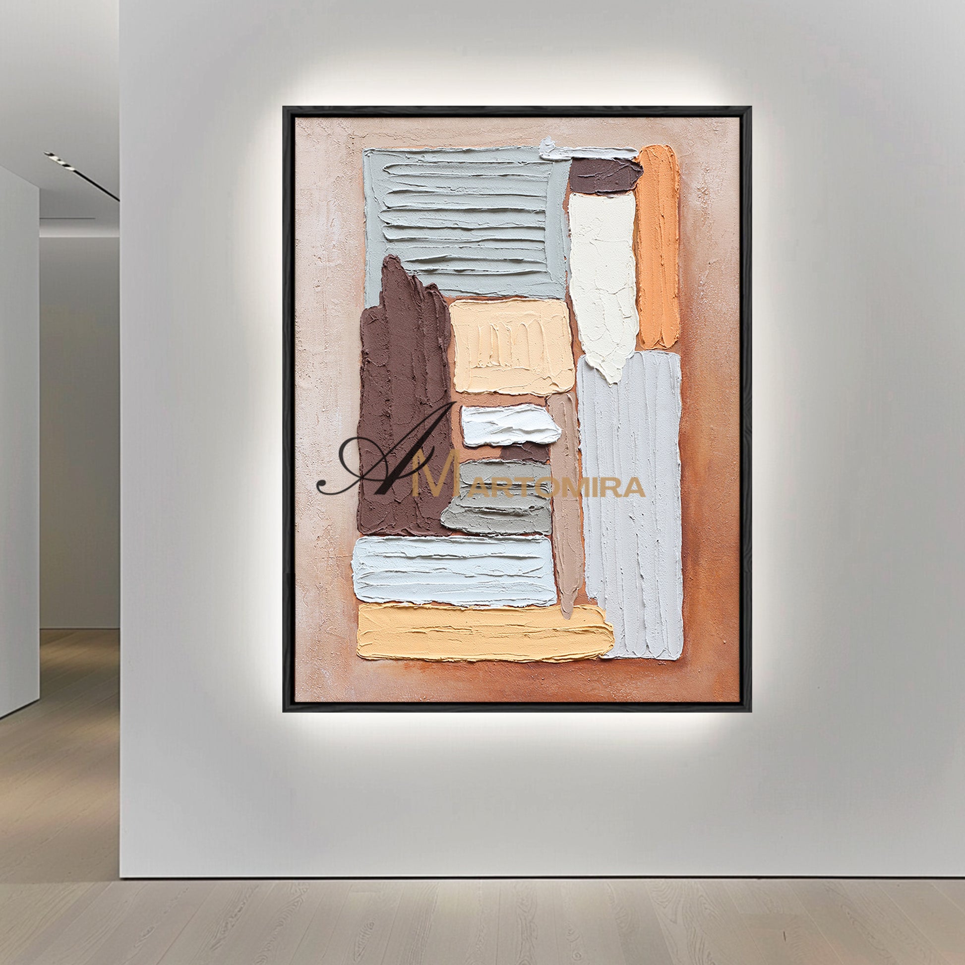 Abstract Wall Art | Contemporary Wall Art Decor | Large Abstract Wall Art For Living Room #DF007