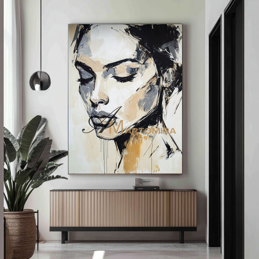 Oil Painting | Abstract Painting Woman | Portraits Painting | Wall Art Decor  #AP001