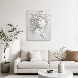Wabi-Sabi-Kunst | Großformatige abstrakte Wandkunst | Schwarz-Weiß-Leinwandkunst | Abstrakte minimalistische Wandkunst #AH147